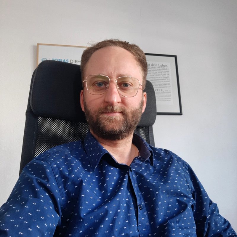 Tobias Diehm im Hemd